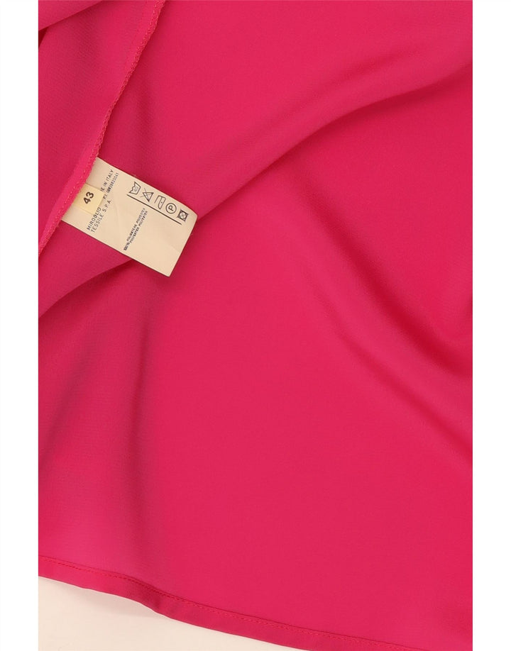 Vintage Dame Longline Kortærmet Blazer Jacket IT 43 Medium Pink