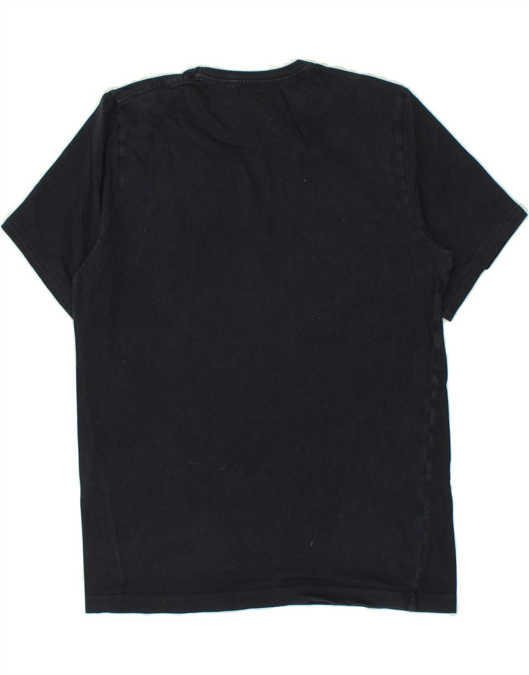 JULES Mens Graphic T-Shirt Top Medium Navy Blue Cotton Vintage Jules and Second-Hand Jules from Messina Hembry 