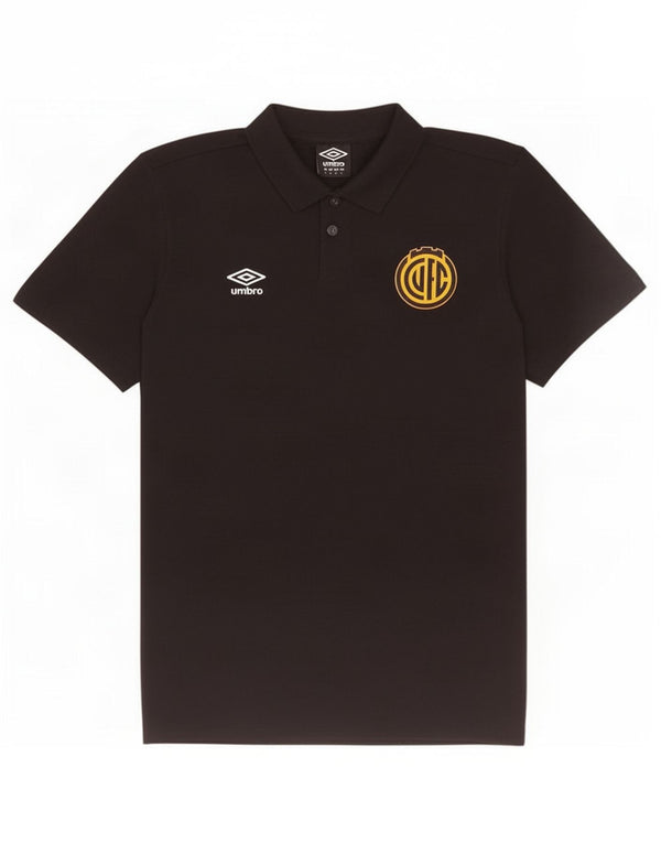 Umbro Herre Grafisk Polo Shirt Stor Sort Bomuld