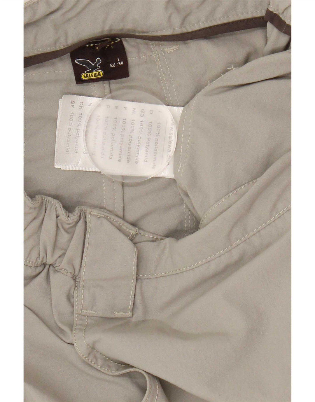 SALEWA Herre Cargo Shorts Large W34 Grå Nylon