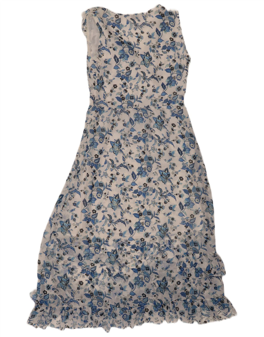 LIU JO Dame Flæse Ærmeløs Maxikjole IT 40 Small White Floral