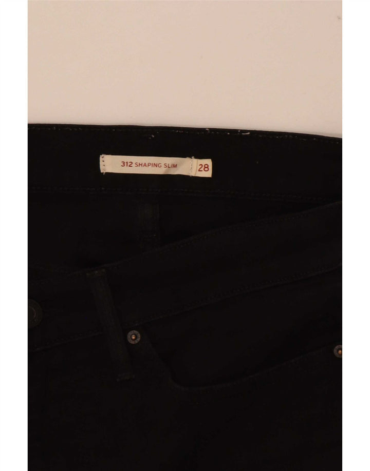 Levi's Womens 312 Shaping Slim Jeans W28 L31 Sort
