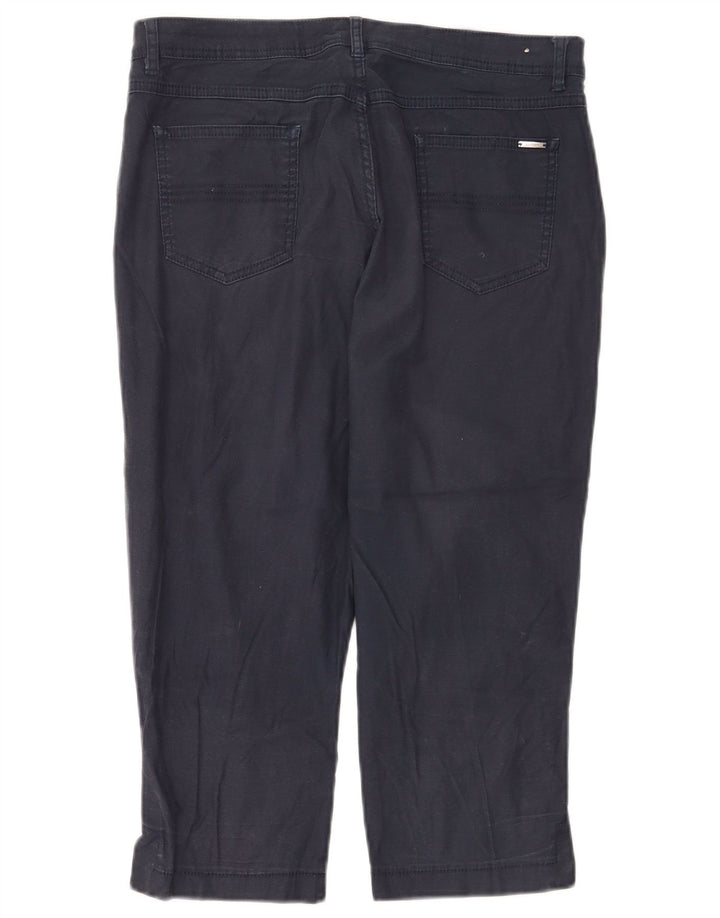 Vintage Bermuda Chino Shorts til kvinder W40 2XL Navy Blue