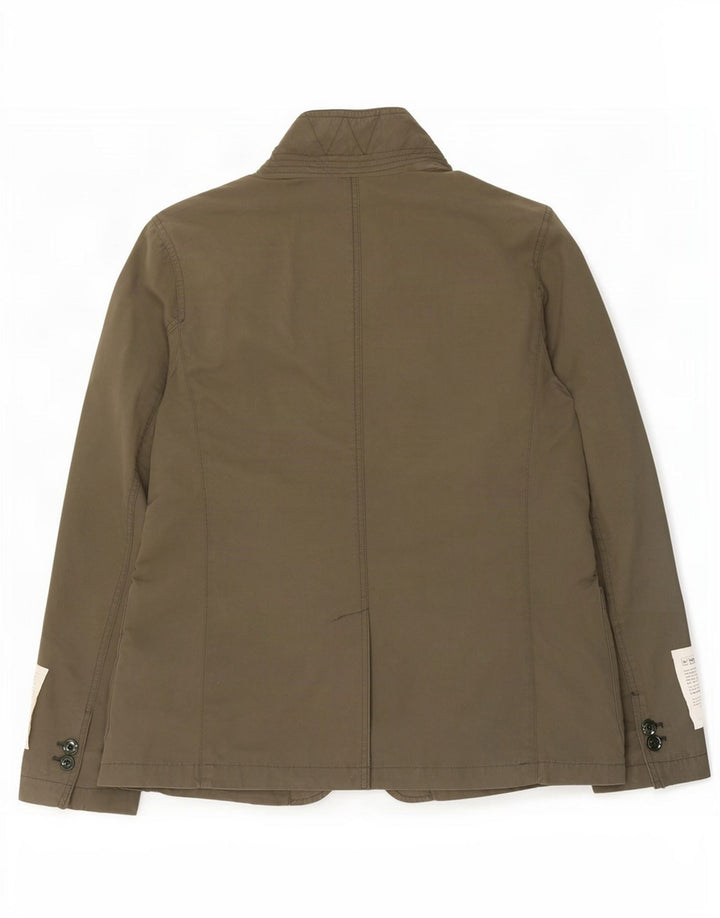 Woolrich Herre Utility Jacket UK 40 Large Green Cotton