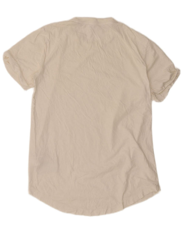 Calvin Klein Herre T-Shirt Top Medium Hvid Bomuld