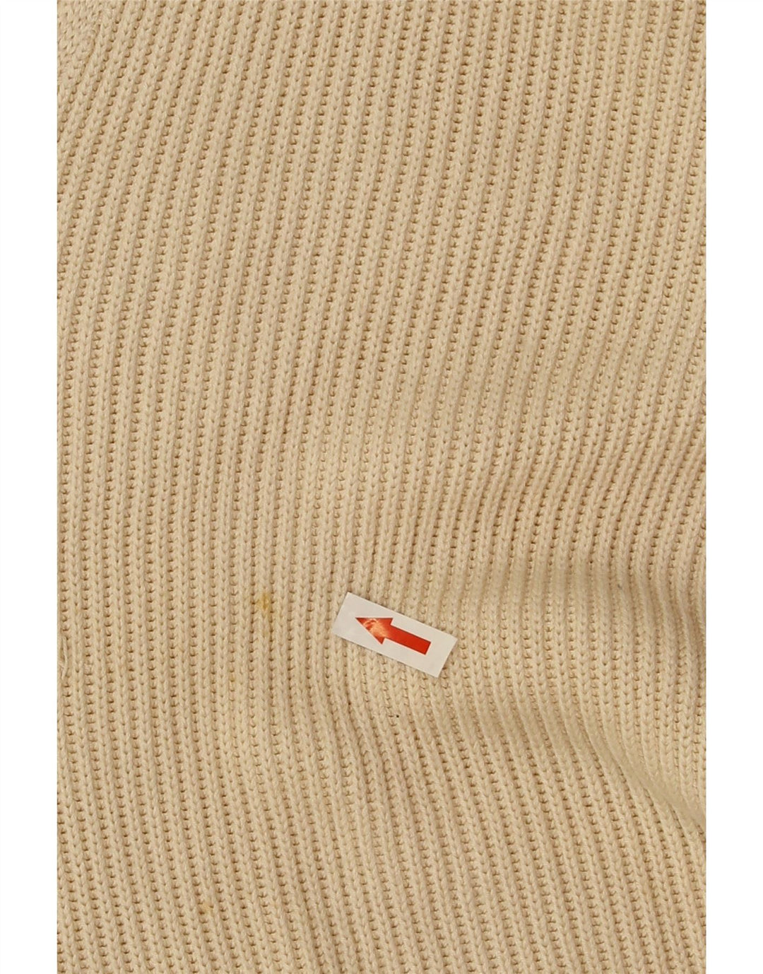 Stefanel Dame Oversized Cardigan Sweater UK 14 Medium Beige Viscose