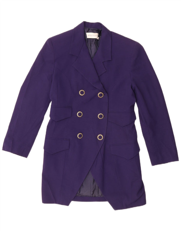 Sportstaff Dame Dobbeltradet Blazer Jacket IT 46 Stor Lilla