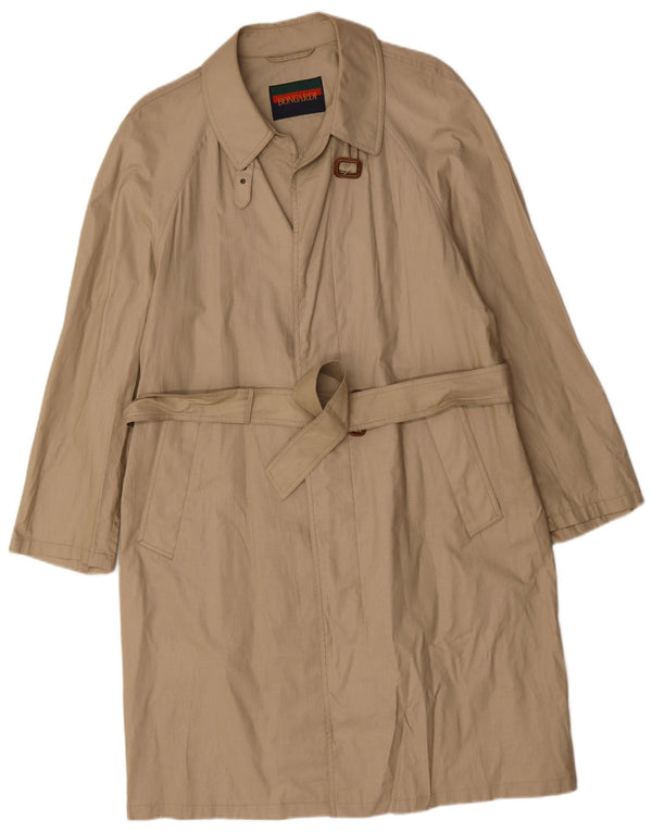 Bongardi Herre Trench Coat UK 38 Medium Beige