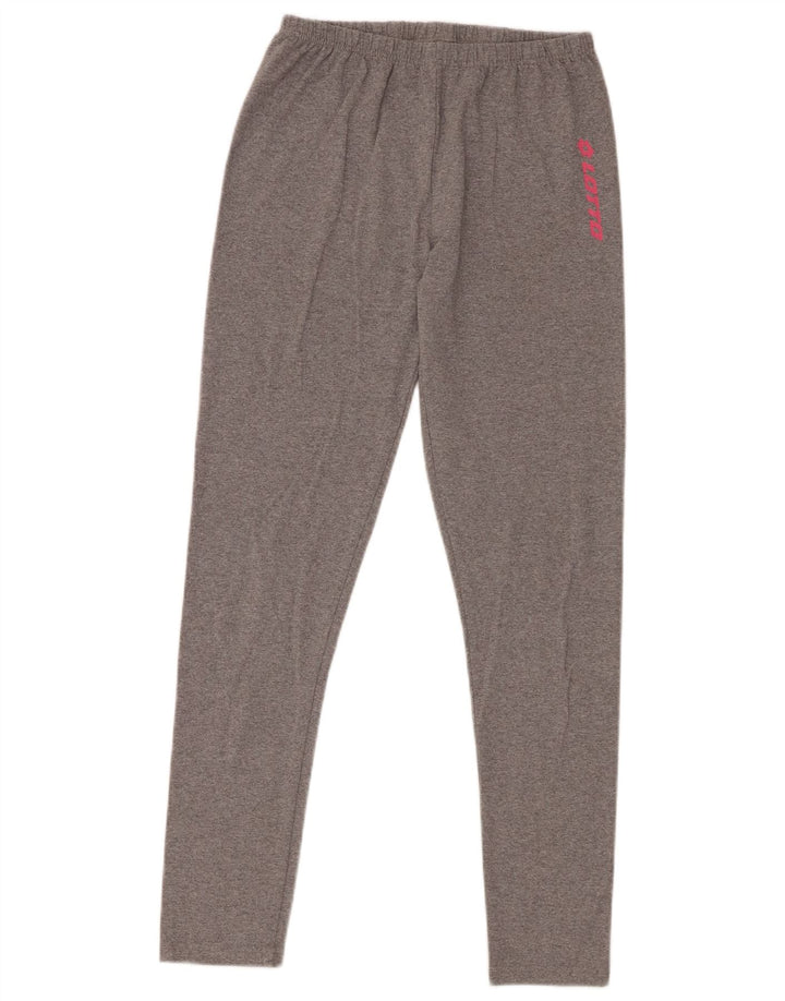 Lotto Kvinders Grafiske Leggings UK 12 Medium Grey Bomuld