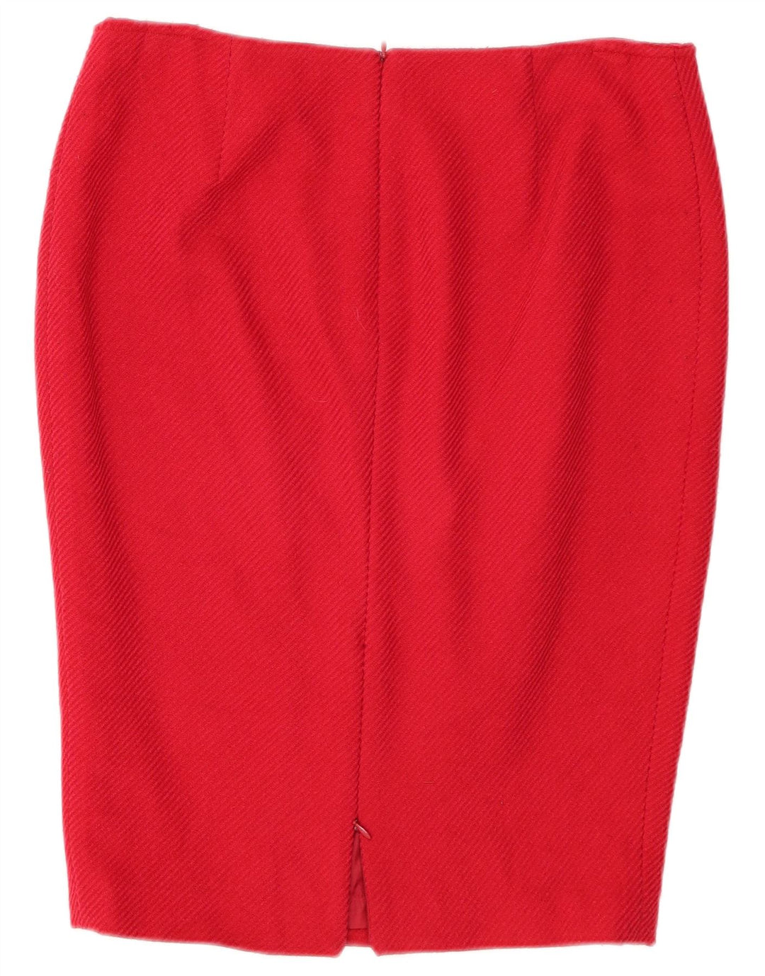 LUISA SPAGNOLI Dame Pencil Skirt IT 46 Large W32 Red Wool