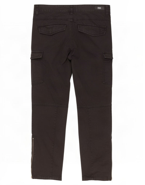 Diesel Dame Straight Cargo Bukser W29 L29 Sort Bomuld