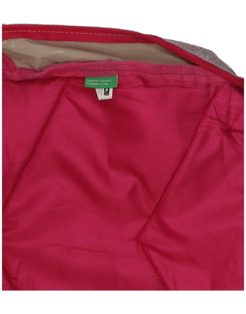 UNITED COLORS OF BENETTON Girls Backpack One Size Pink Geometric Polyester Vintage United Colors of Benetton and Second-Hand United Colors of Benetton from Messina Hembry 