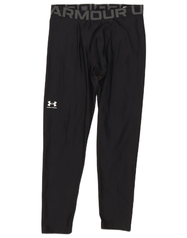 Under Armour Boys Heat Gear Grafiske Leggings 13-14 år XL Sort Polyester