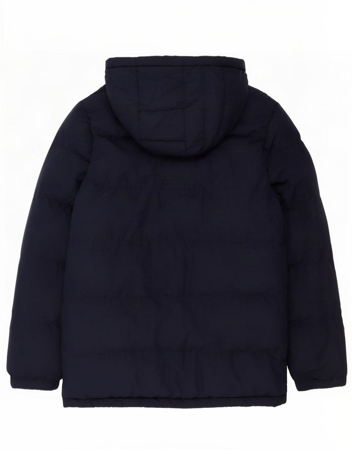 Lyle & Scott drenge hættejakke polstret 15-16 år marineblå polyester