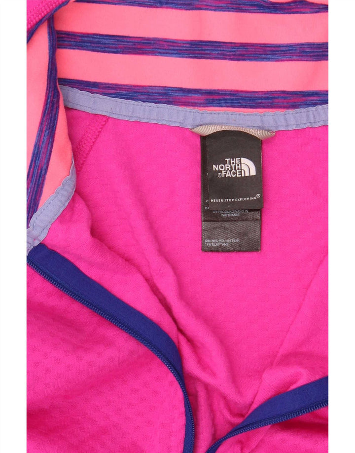 The North Face Dame Pullover Træningsdragt Top UK 14 Large Pink Spotted