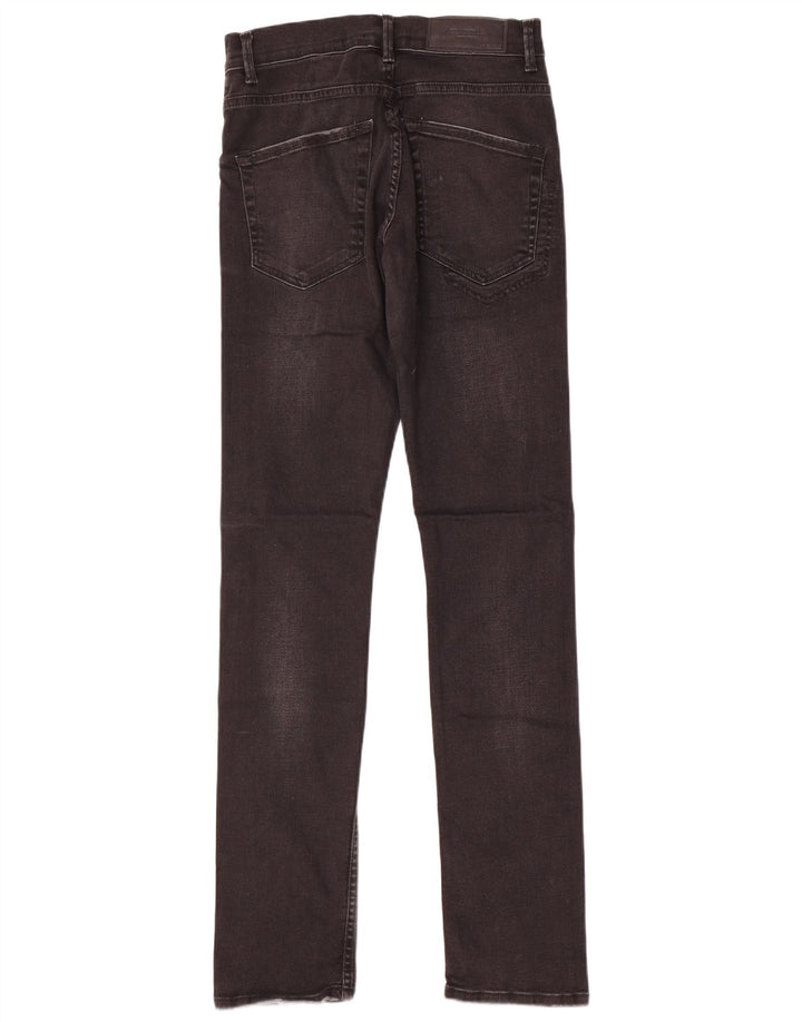 Zara Herre Slim Jeans EU 38 Small W30 L33 Sort Bomuld