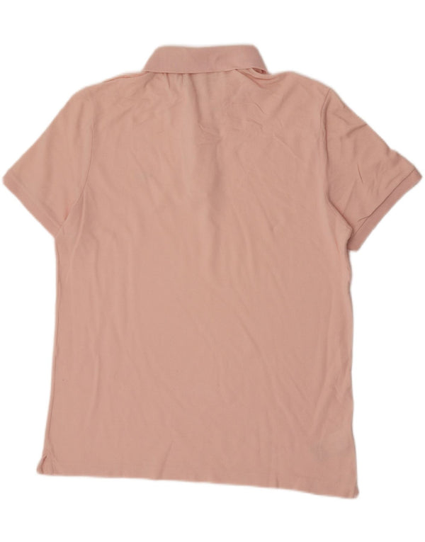 Lacoste Herre Slim Fit Polo Shirt Størrelse 6 XL Pink Bomuld