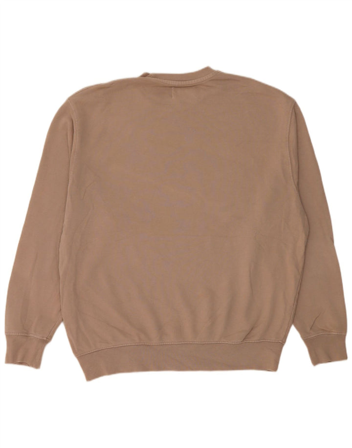 Zara Herre Sweatshirt Jumper Medium Beige Bomuld
