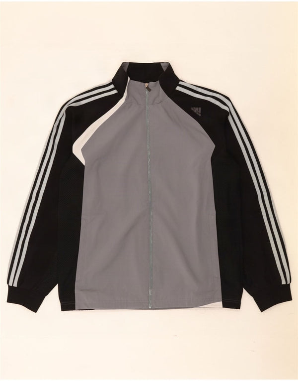 Adidas Herre Climacool Træningsdragt Topjakke UK 36/38 Small Black Colourblock