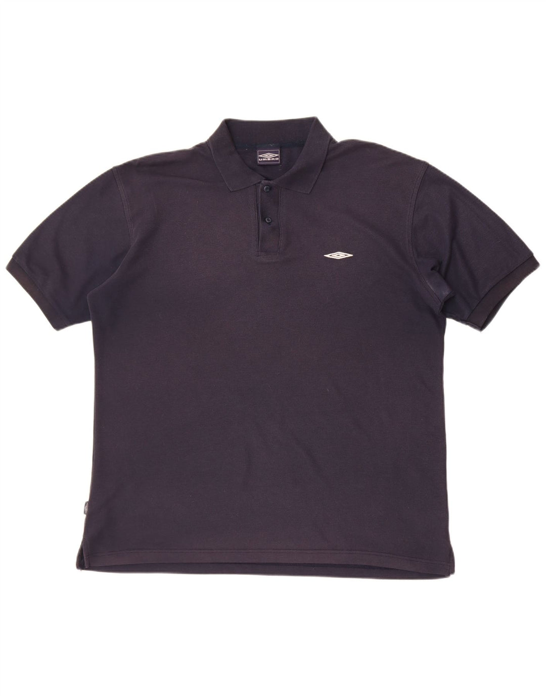 Umbro Herre Polo Shirt XL Navy Blue Polyester