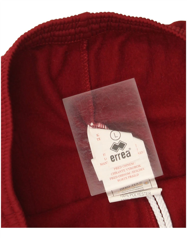 Errea Dame træningsdragt Bukser Joggers UK 14 Large Burgundy Polyester