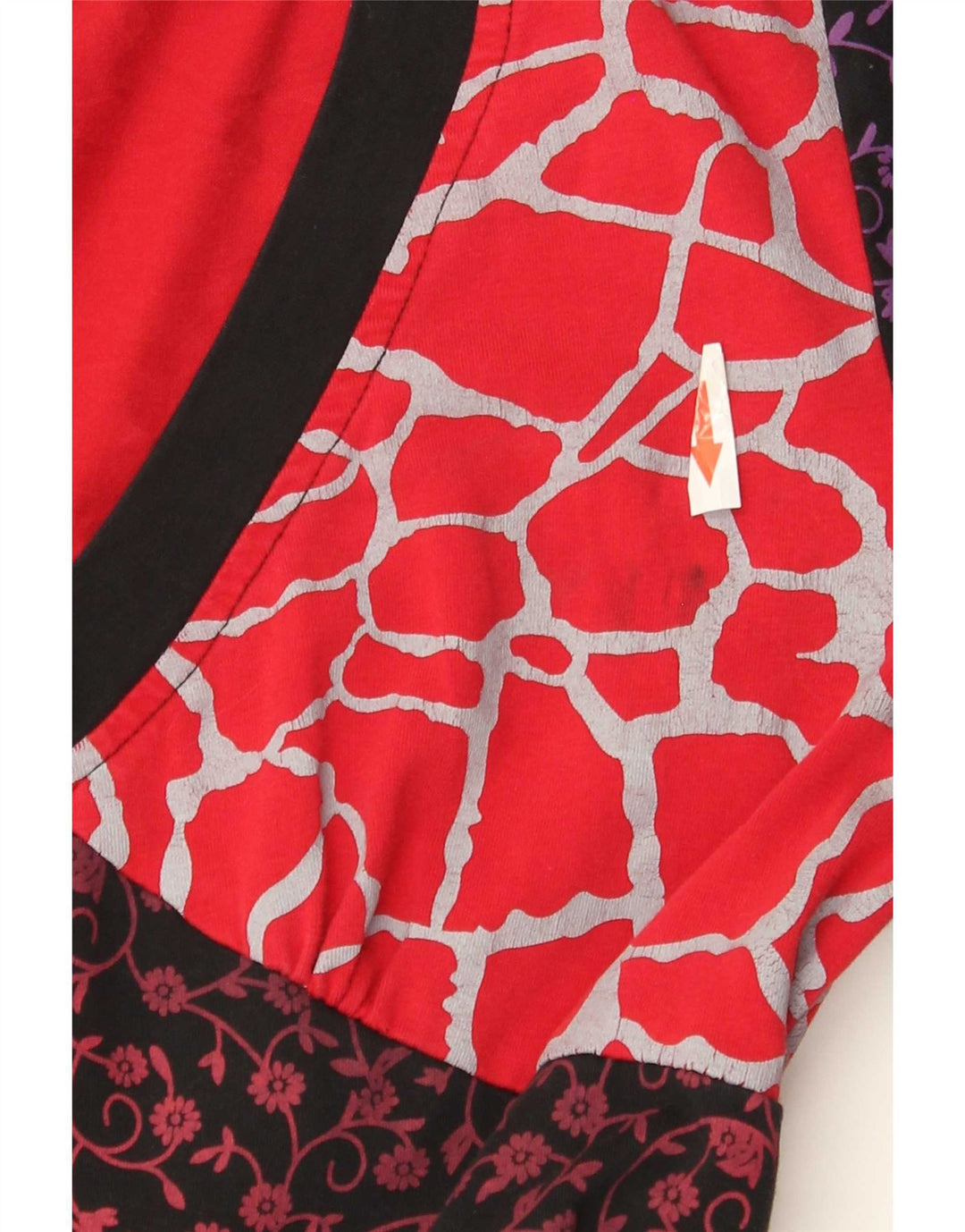 Desigual Kvinders Grafisk A-Line Kjole UK 10 Small Multicolored Geometric