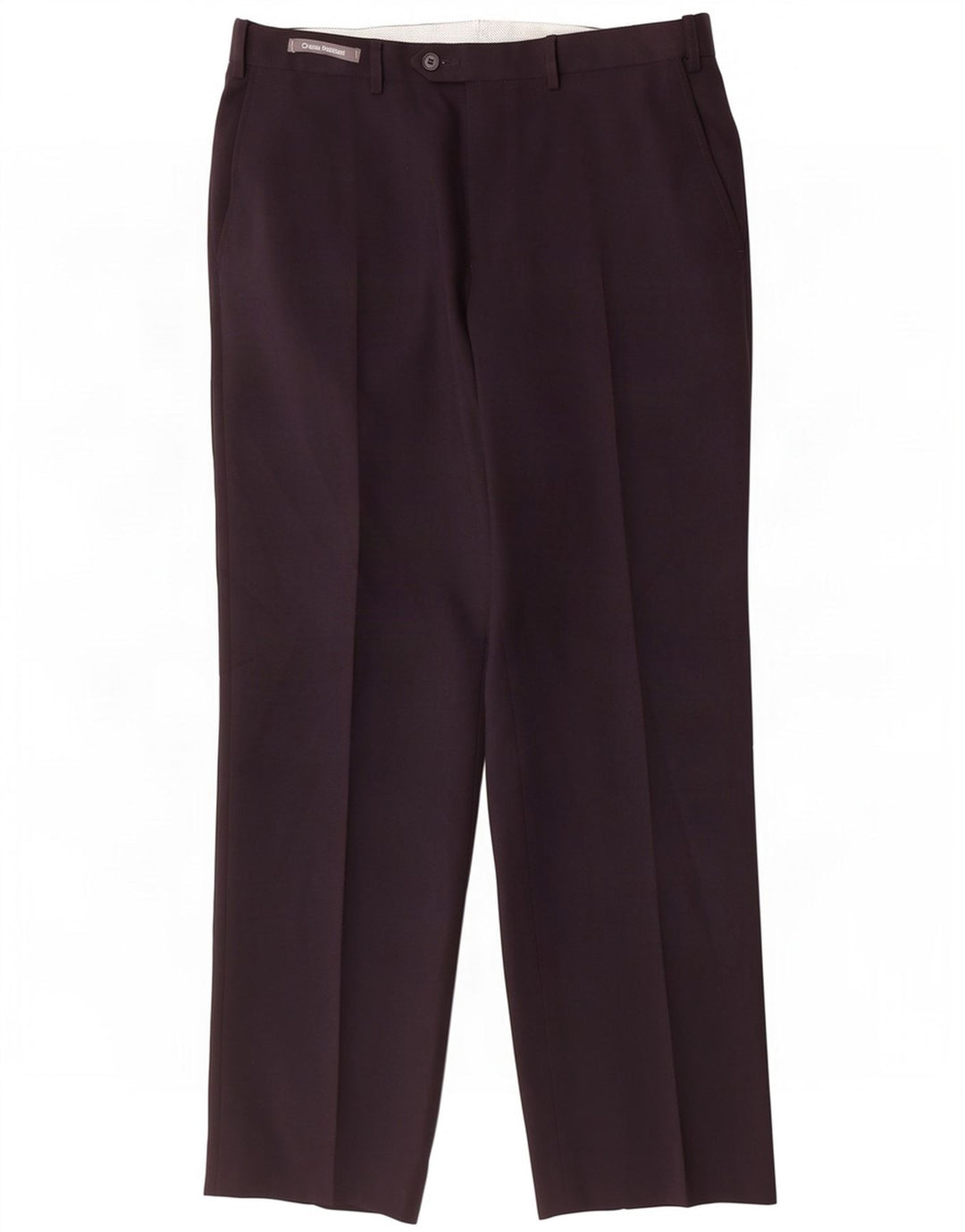 Marks & Spencer Straight Suit Bukser til mænd W34 L31 Marineblå polyester