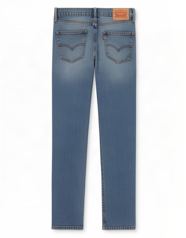 Levi's Womens 512 Slim Tapered Jeans W28 L30 Blå Bomuld