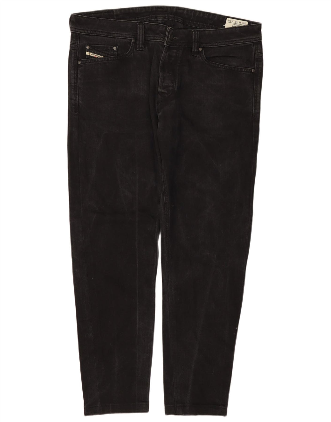 Diesel Herre Viker Slim Jeans W36 L29 Sort Bomuld