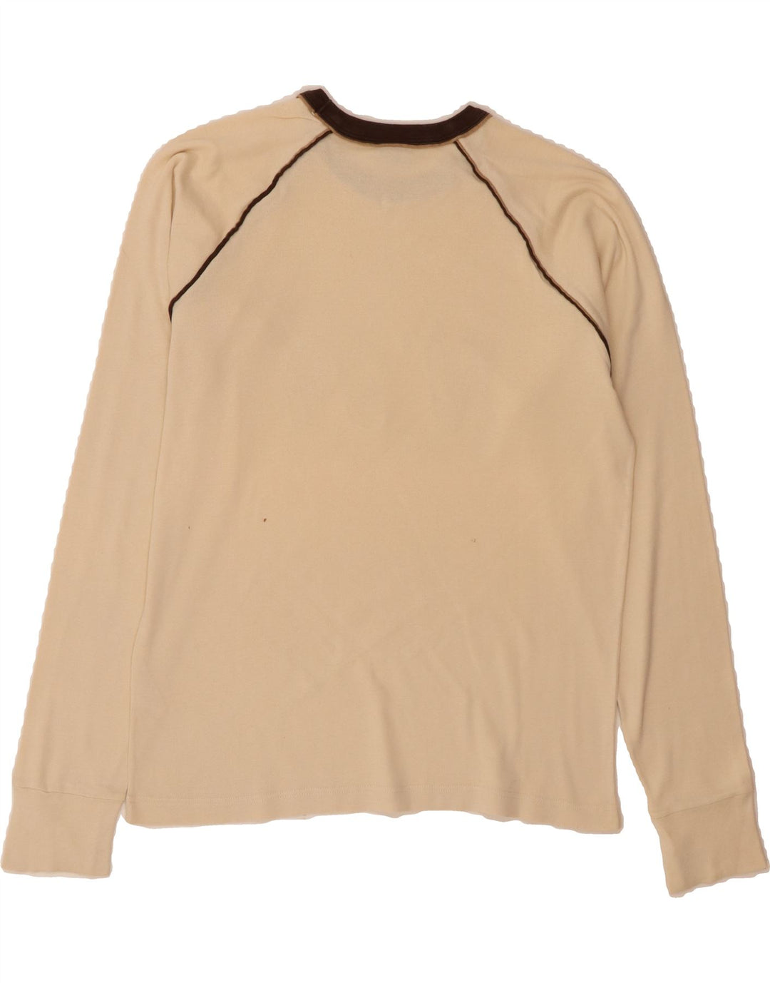 LEE Womens Graphic Top Long Sleeve UK 18 XL Beige Cotton Vintage Lee and Second-Hand Lee from Messina Hembry 