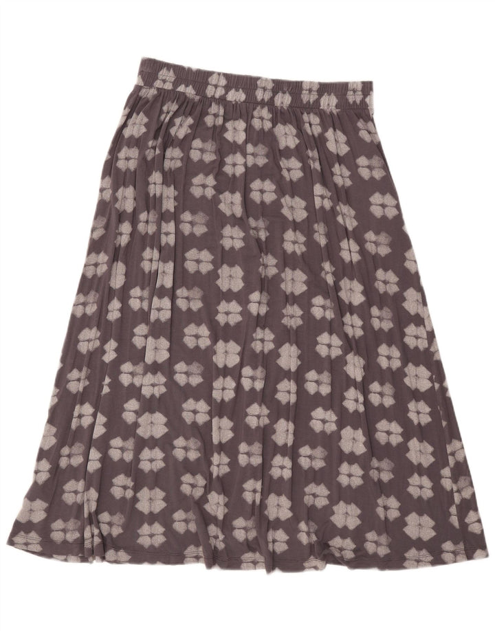 White Stuff A-line nederdel til kvinder UK 10 Small W32 Grå geometrisk viskose