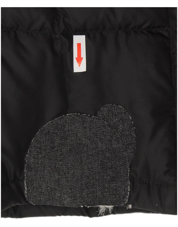 The North Face Dame Hooded Longline Polstret Frakke UK 12 Medium Black