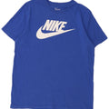 Nike grafisk T-shirt top til mænd, stor blå bomuld