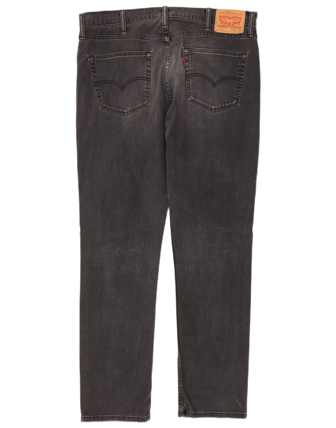 Levi's Herre 511 Slim Jeans W38 L34 Sort Bomuld