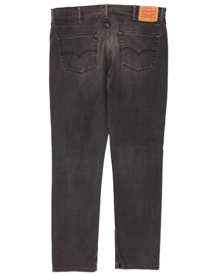 Levi's Herre 511 Slim Jeans W38 L34 Sort Bomuld