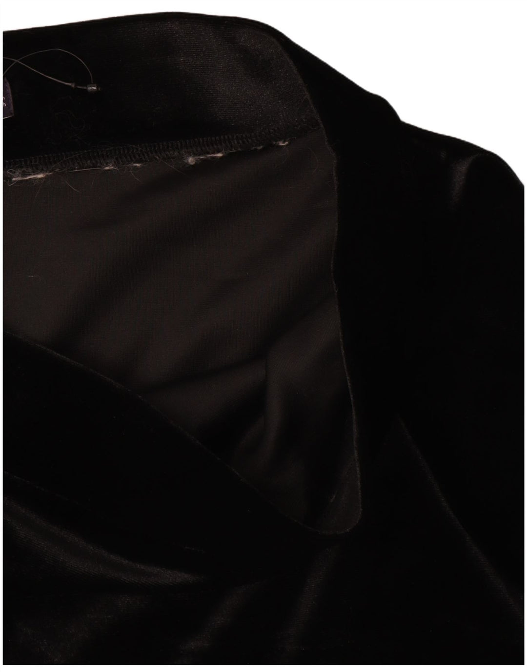 Marks & Spencer Womens Velvet A-Line nederdel UK 12 Medium W30 Black