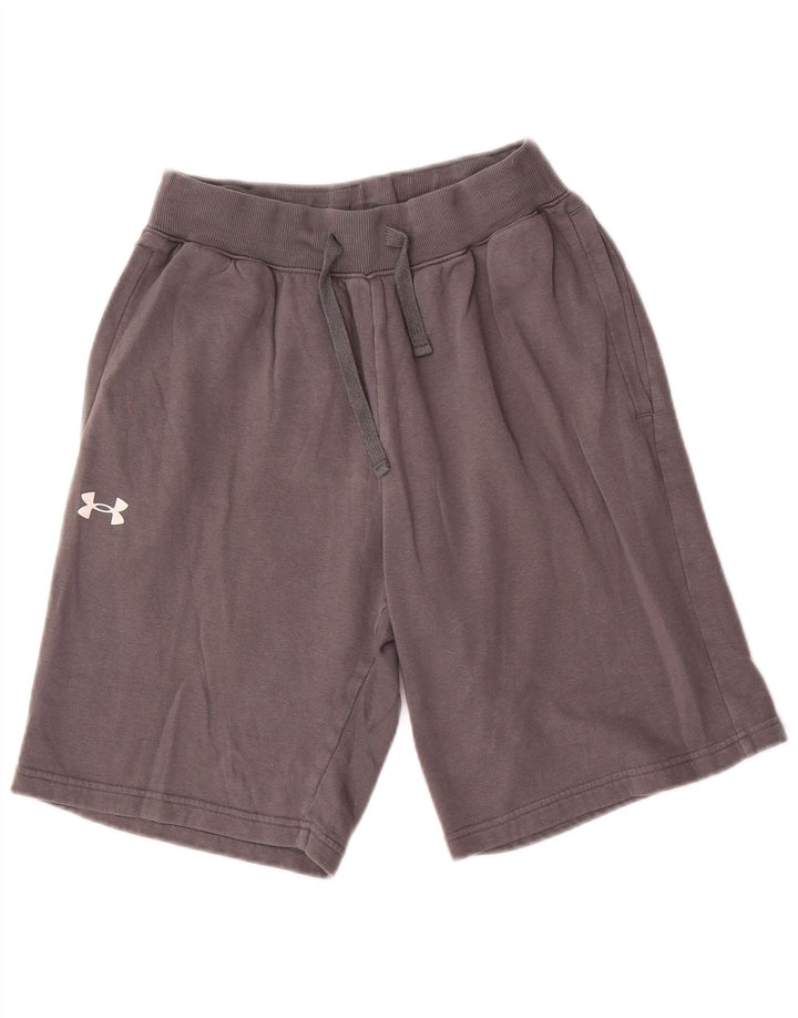 Under Armour Herre Loose Fit Sportshorts Medium Grå Bomuld