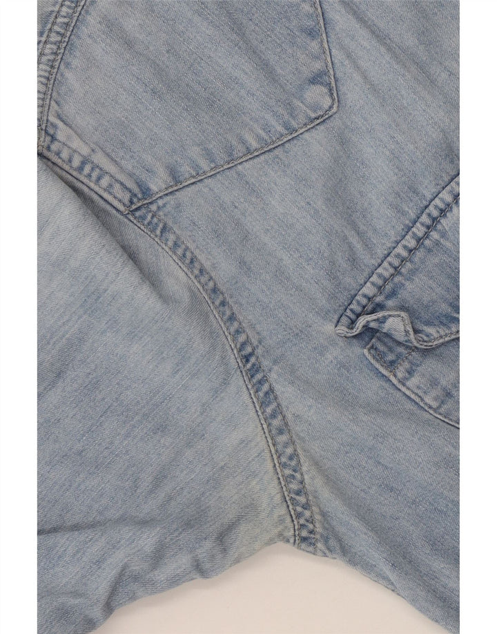 Levi's Denimskjorte til mænd, lille blå bomuld