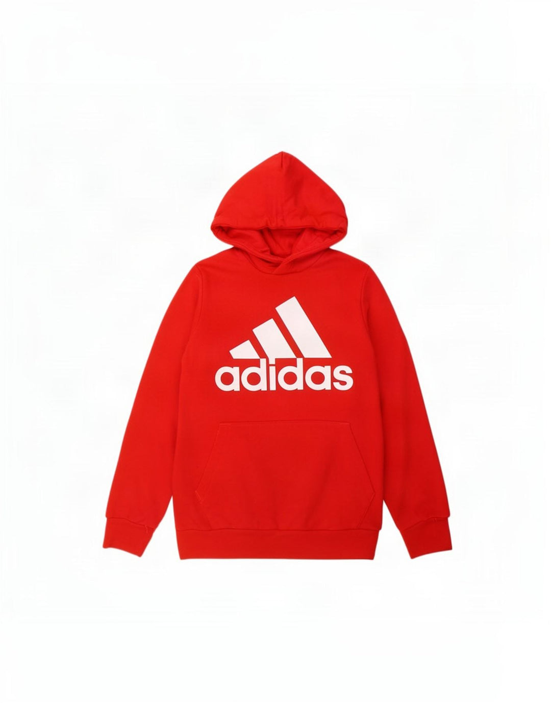 Adidas Grafisk hættetrøje til mænd Medium rød bomuld