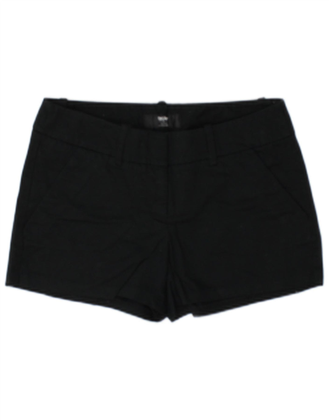 Mossimo Chino Shorts til kvinder US 2 XS W32 Sort Bomuld