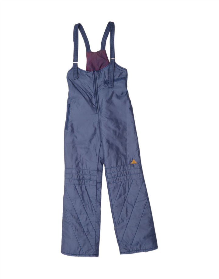 Vintage Herre Dungarees Skibukser IT 50 Large Blue Polyamide