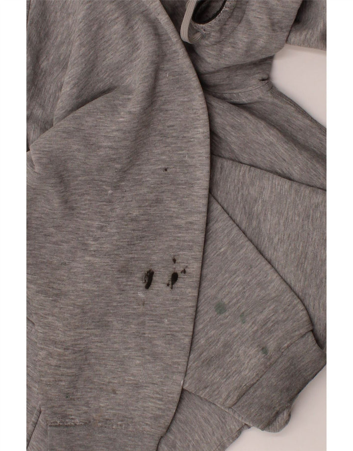 NIKE Mens Hoodie Jumper UK 39/41 Medium Grey Cotton Vintage Nike and Second-Hand Nike from Messina Hembry 