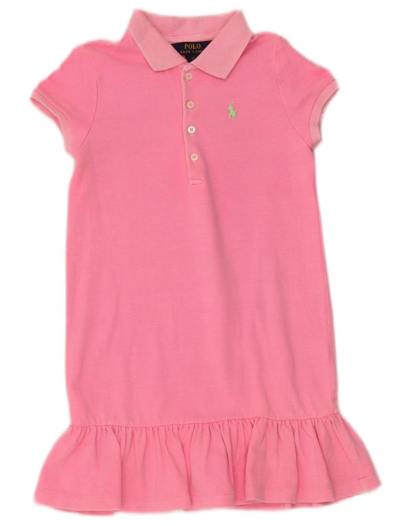 Polo Ralph Lauren Pige Polo Kjole 4-5 År Pink Bomuld