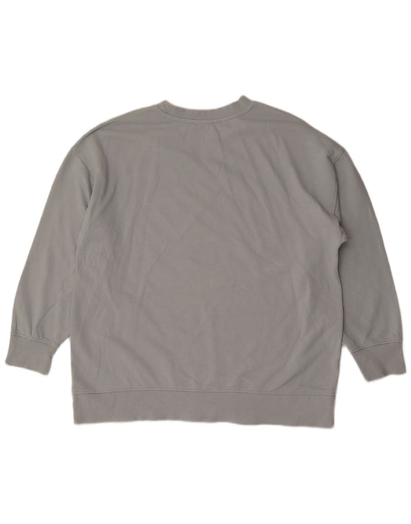 Zara Mens Sweatshirt Jumper Large Blue Cotton