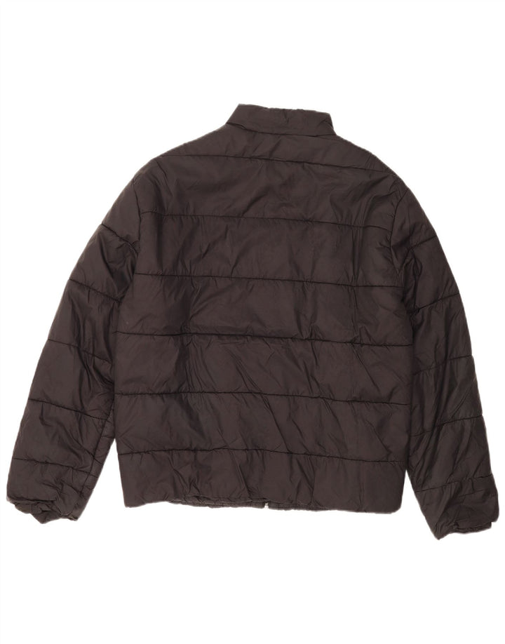 Zara Polstret Herrejakke UK 40 Stor Sort Nylon
