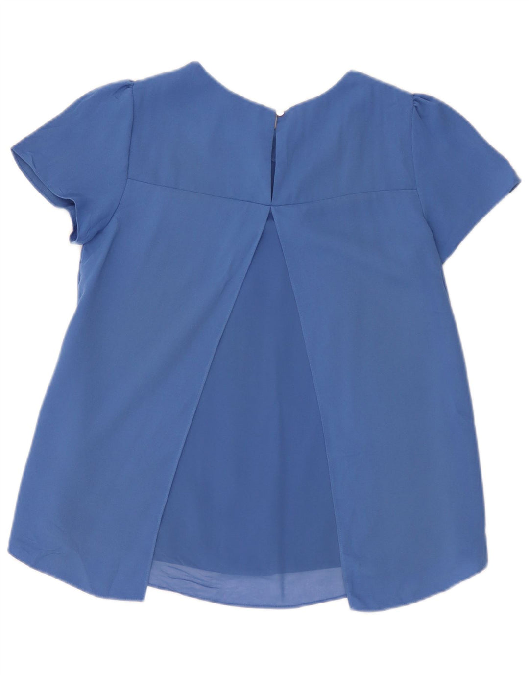 Oasis Dame Bluse Top UK 10 Small Blue Polyester