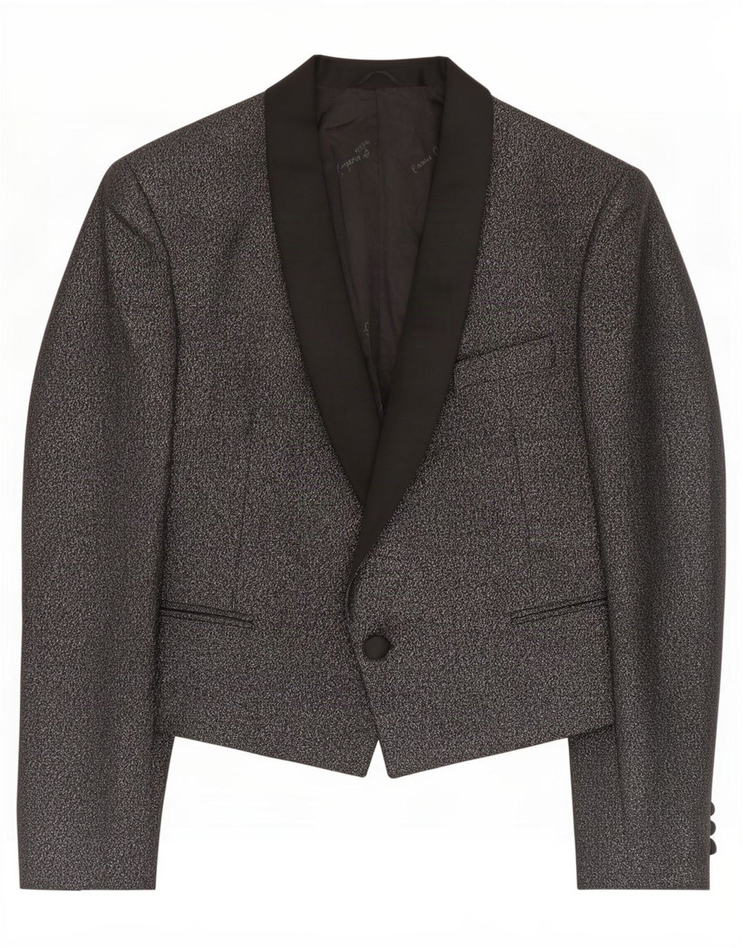 Pierre Cardin Herre 1 Knap Blazer Jakke IT 50 XL Sort Uld