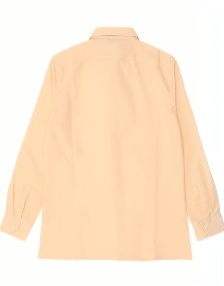 Vintage herreskjorte str. 43 Large Beige Polyester
