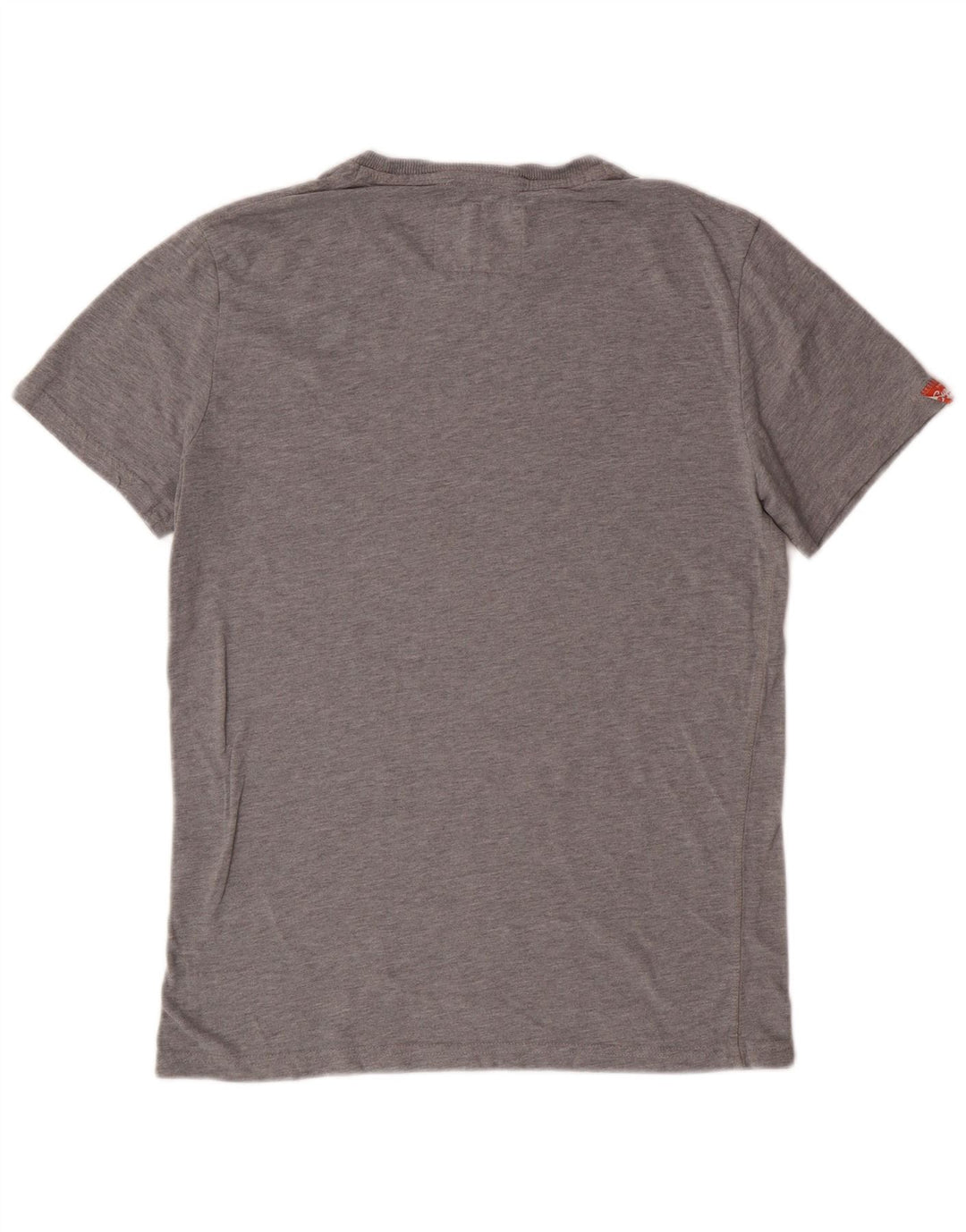 Superdry Herre grafisk T-shirt top mellemgrå polyester