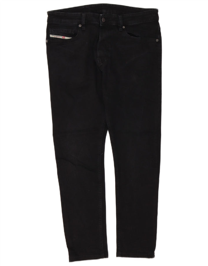 Diesel Herre Slim Jeans W31 L29 Sort Bomuld